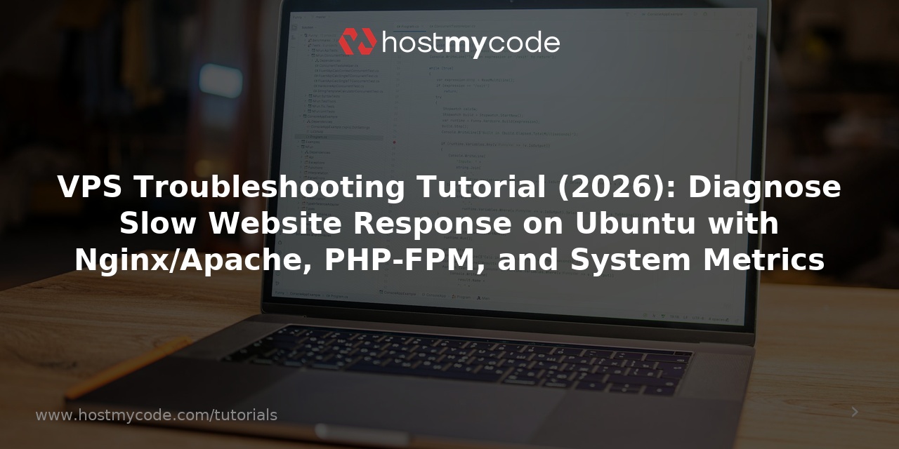 VPS Troubleshooting Tutorial (2026): Diagnose Slow Website Response on Ubuntu with Nginx/Apache, PHP-FPM, and System Metrics