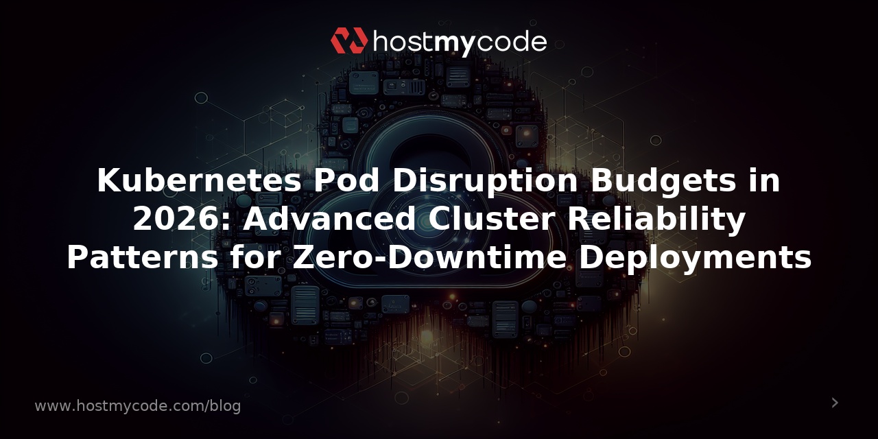 Kubernetes Pod Disruption Budgets In 2026 Advanced Cluster Reliability 35000e49 1bbf 4c03 B53b 