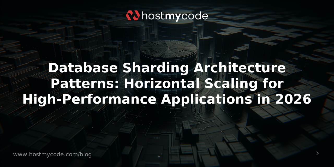 Database Sharding Architecture Patterns: Horizontal Scaling for High-Performance Applications in 2026