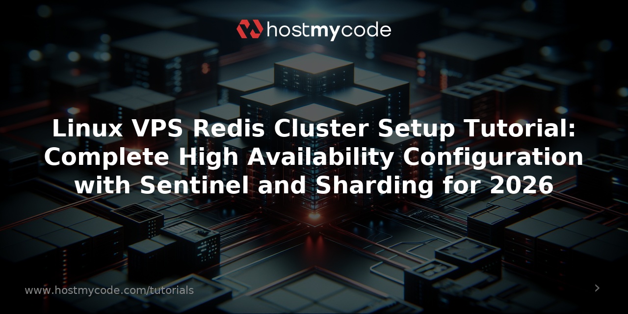 Linux VPS Redis Cluster Setup Tutorial: Complete High Availability Configuration with Sentinel and Sharding for 2026
