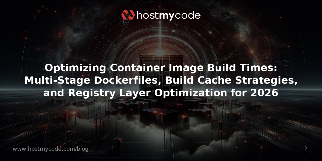 Optimizing Container Image Build Times: Multi-Stage Dockerfiles, Build Cache Strategies, and Registry Layer Optimization for 2026