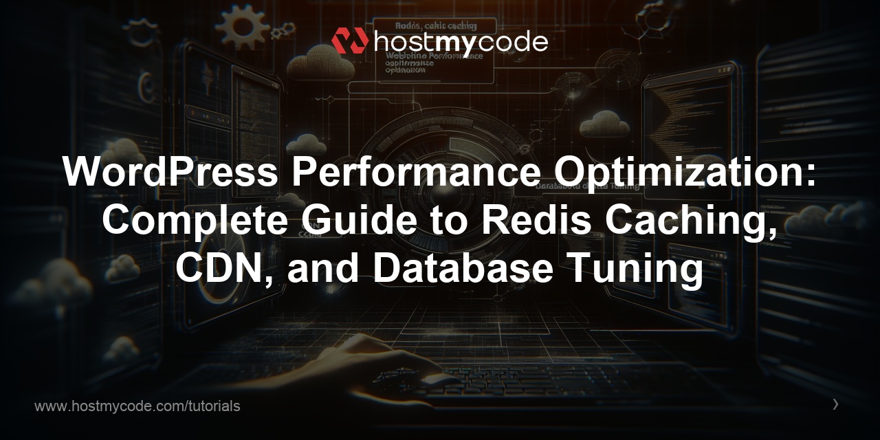 WordPress Performance Optimization: Complete Guide to Redis Caching, CDN, and Database Tuning