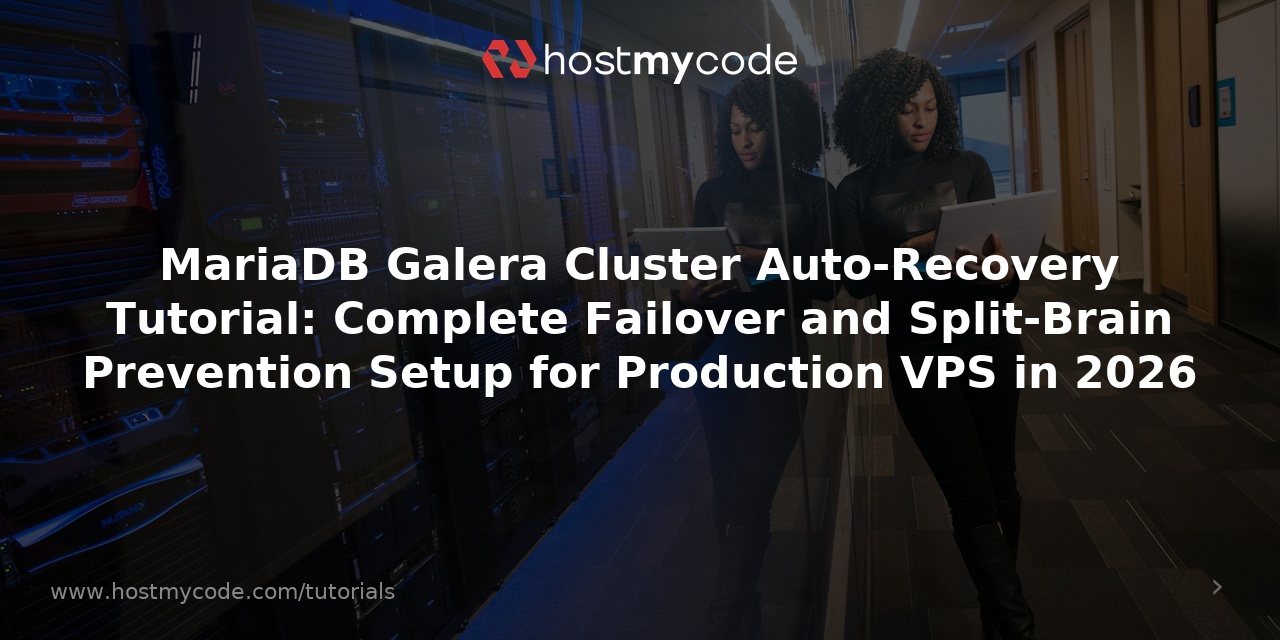 MariaDB Galera Cluster Auto-Recovery Tutorial: Complete Failover and Split-Brain Prevention Setup for Production VPS in 2026