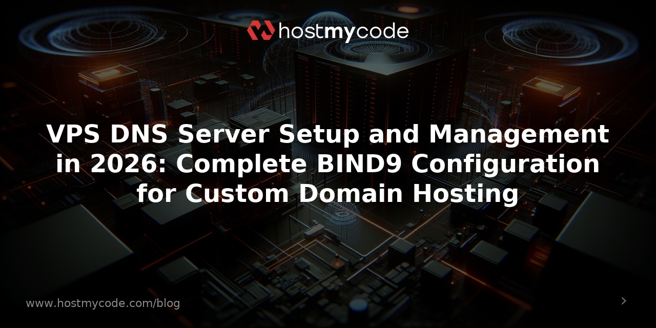 VPS DNS Server Setup and Management in 2026: Complete BIND9 Configuration for Custom Domain Hosting