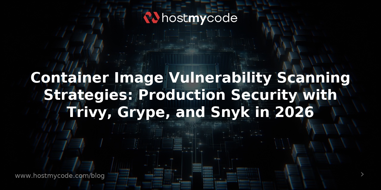 Container Image Vulnerability Scanning Strategies: Production Security with Trivy, Grype, and Snyk in 2026
