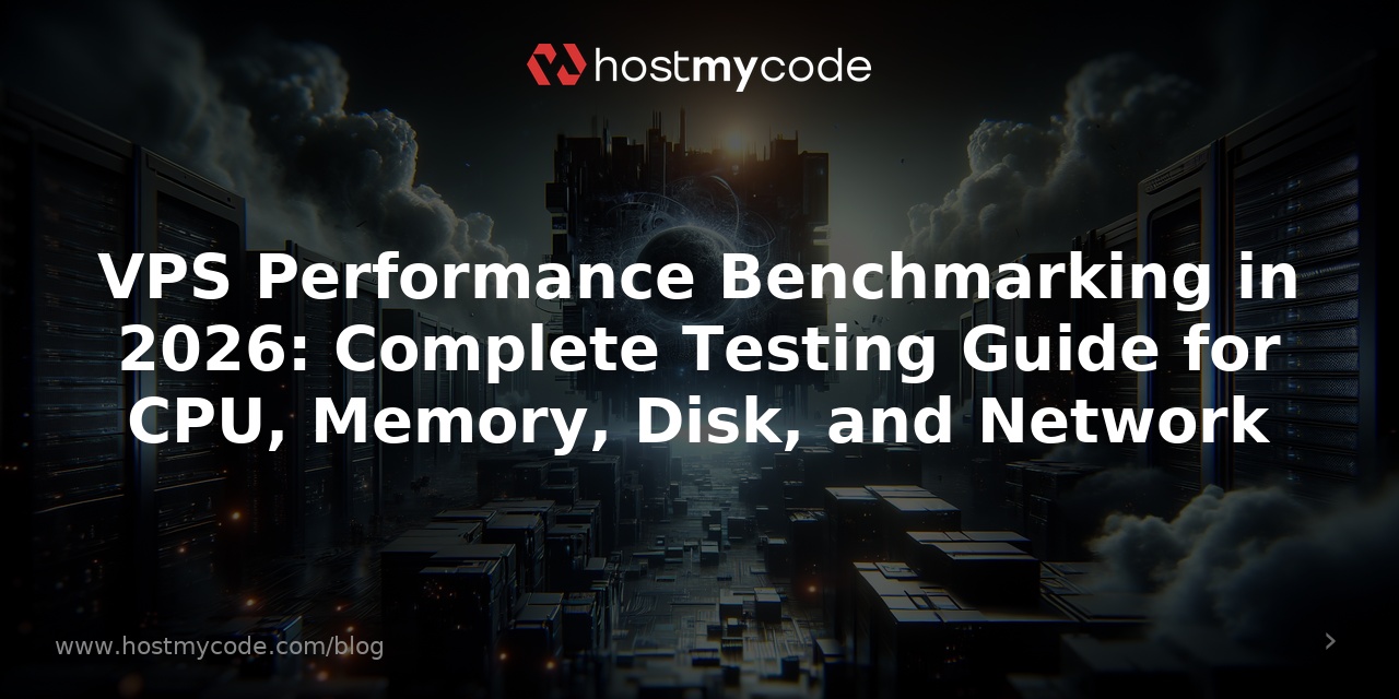 VPS Performance Benchmarking in 2026: Complete Testing Guide for CPU, Memory, Disk, and Network