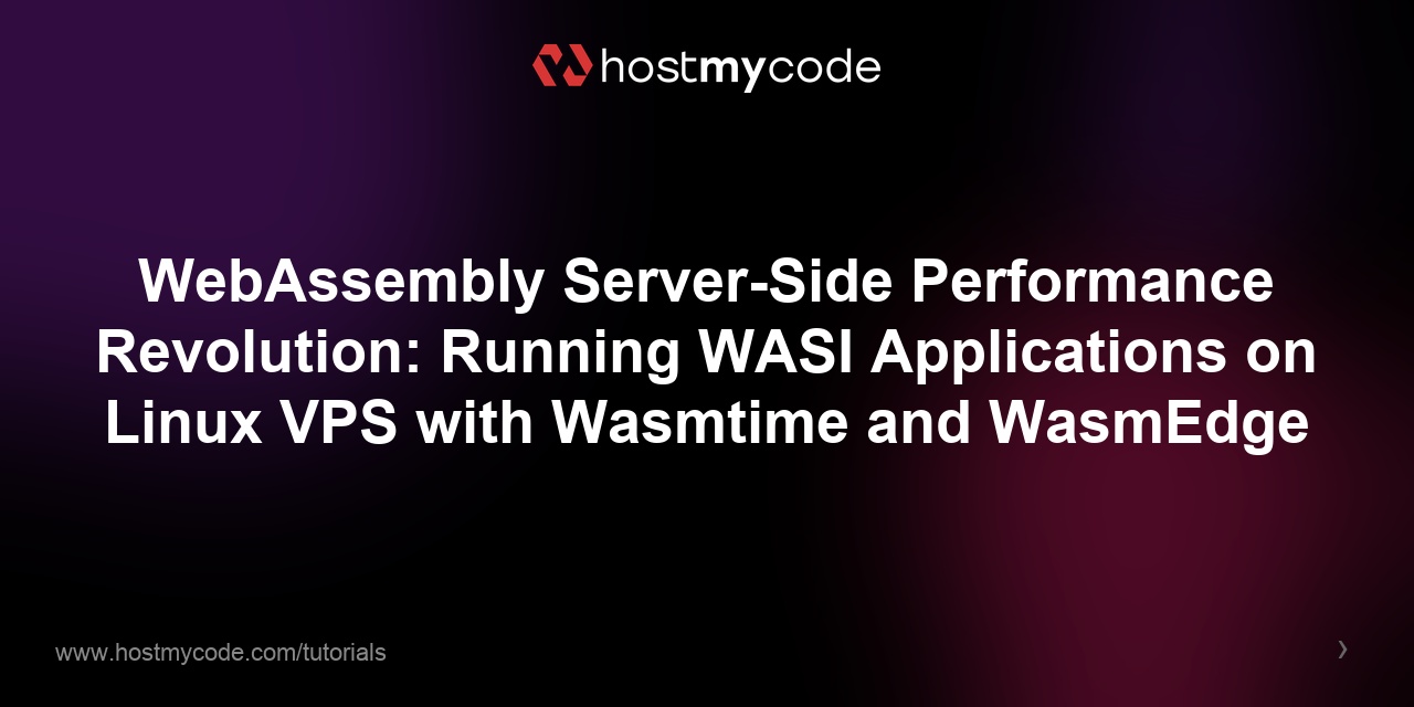 WebAssembly Server-Side Performance Revolution: Running WASI ...