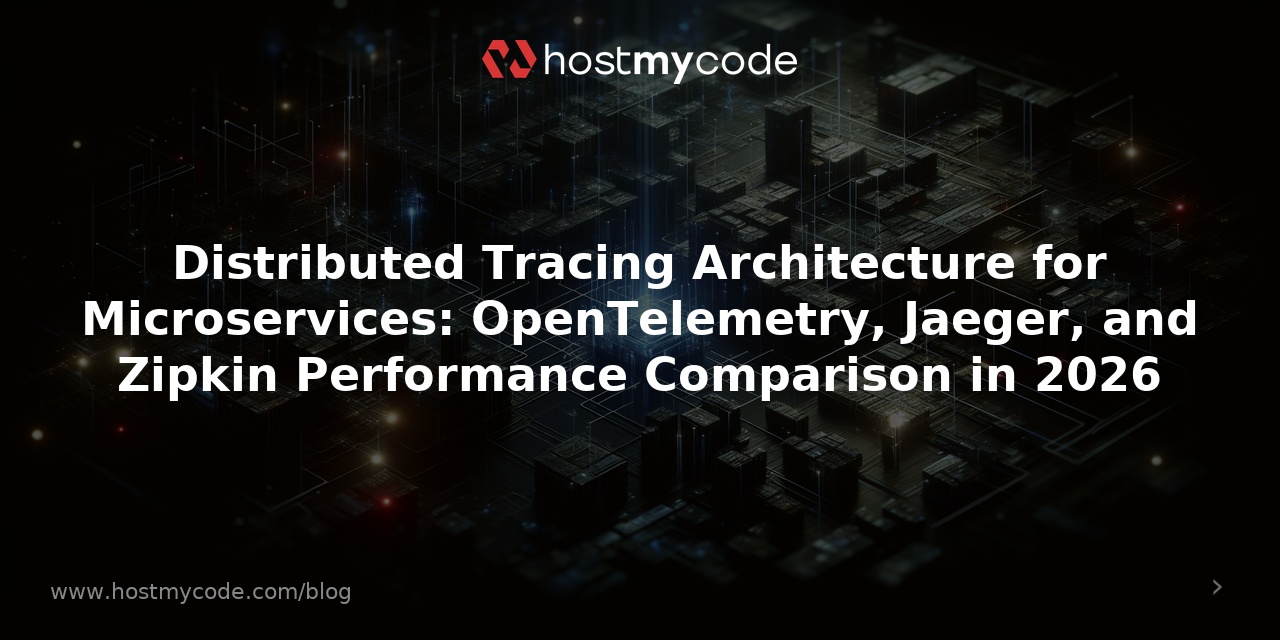 Distributed Tracing Architecture for Microservices: OpenTelemetry, Jaeger, and Zipkin Performance Comparison in 2026