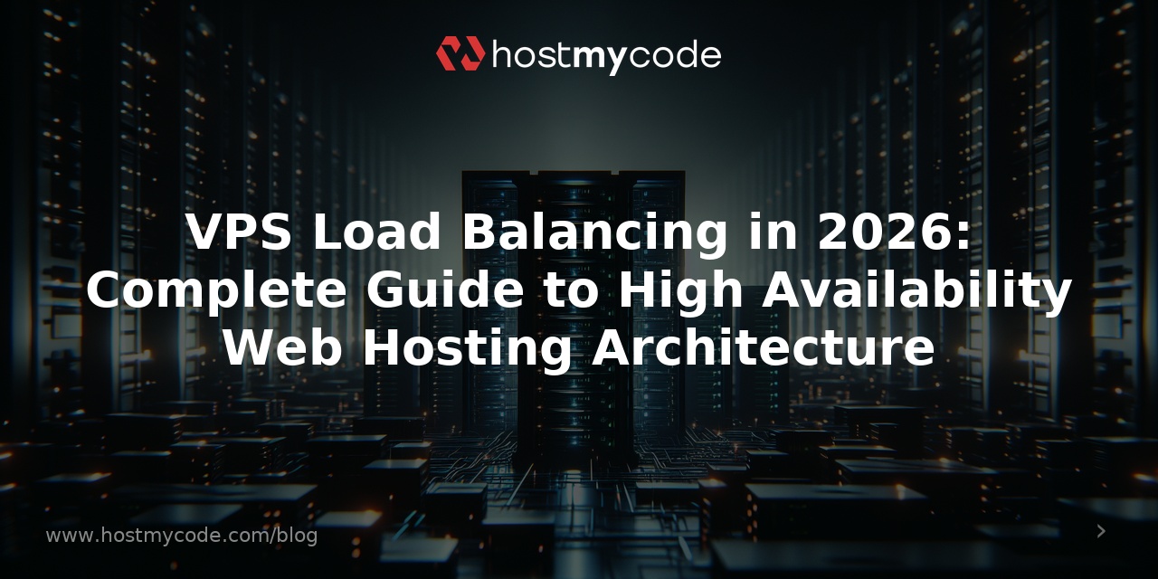 VPS Load Balancing in 2026: Complete Guide to High Availability Web Hosting Architecture