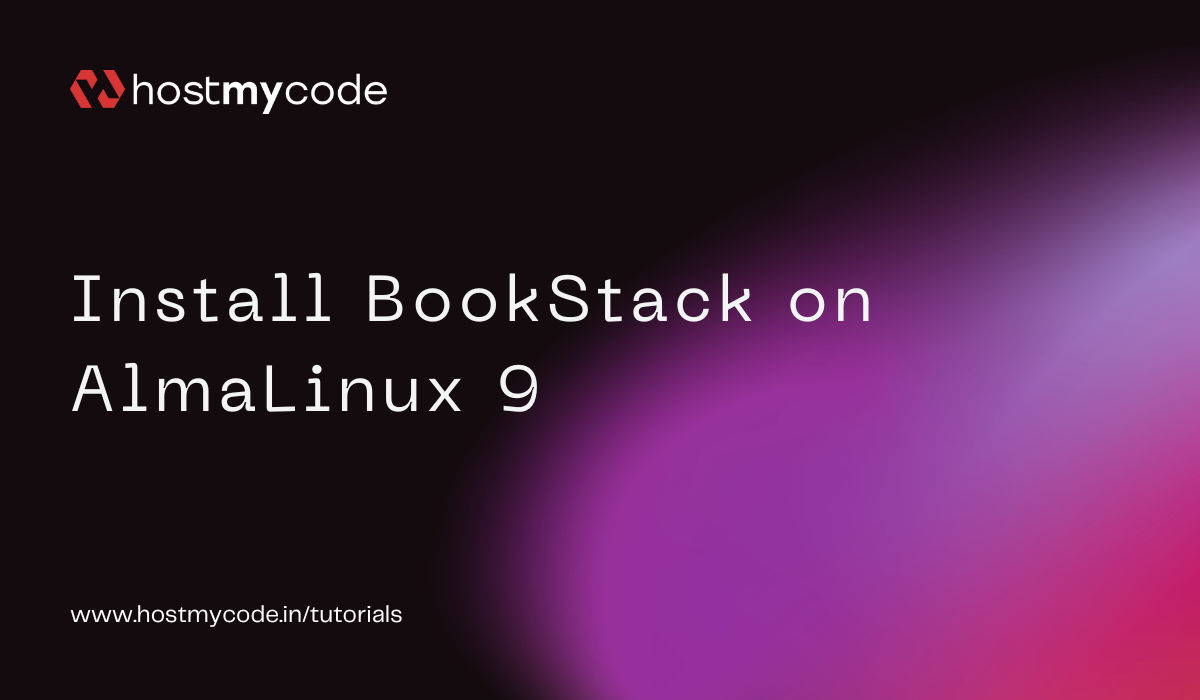Install BookStack on AlmaLinux 9 | HostMyCode